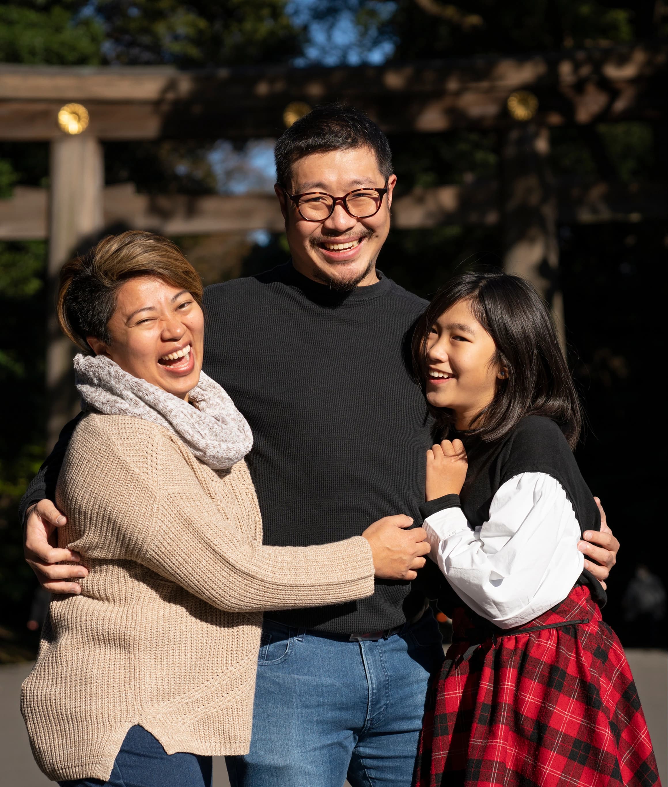 Filipino family reunited